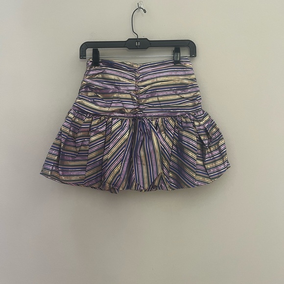 Zara Vibrant Striped Mini Skirt - Picture 5 of 13